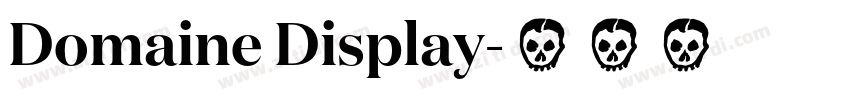 Domaine Display字体转换